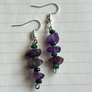 Handmade Amethyst Earrings